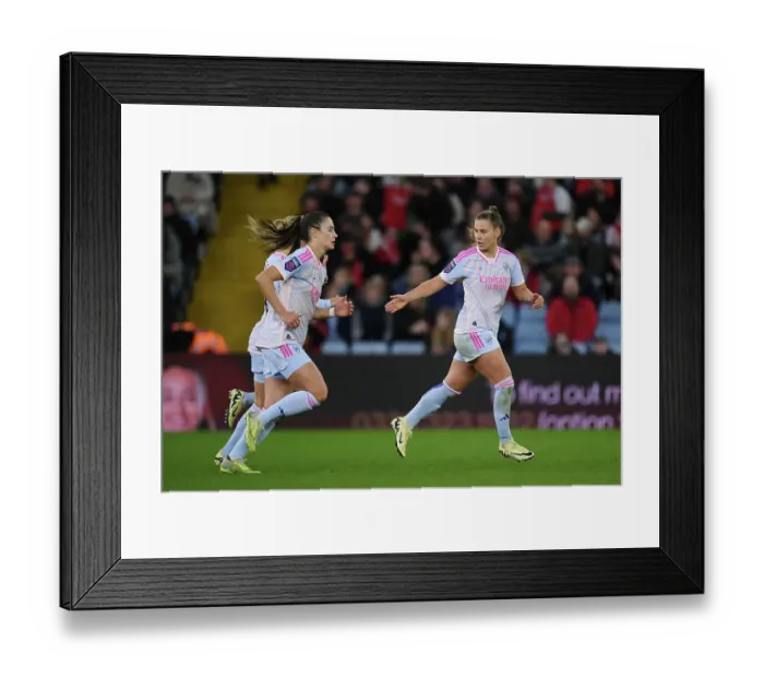 Framed Print : Aston Villa v Arsenal FC - Barclays Women's Super League
