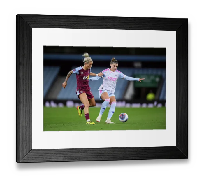 Framed Print : Aston Villa v Arsenal FC - Barclays Women's Super League