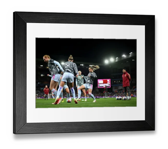 Framed Print : Aston Villa v Arsenal FC - Barclays Women's Super League