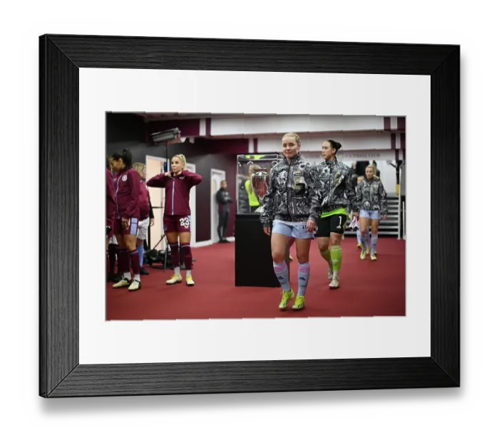 Framed Print : Aston Villa v Arsenal FC - Barclays Women's Super League