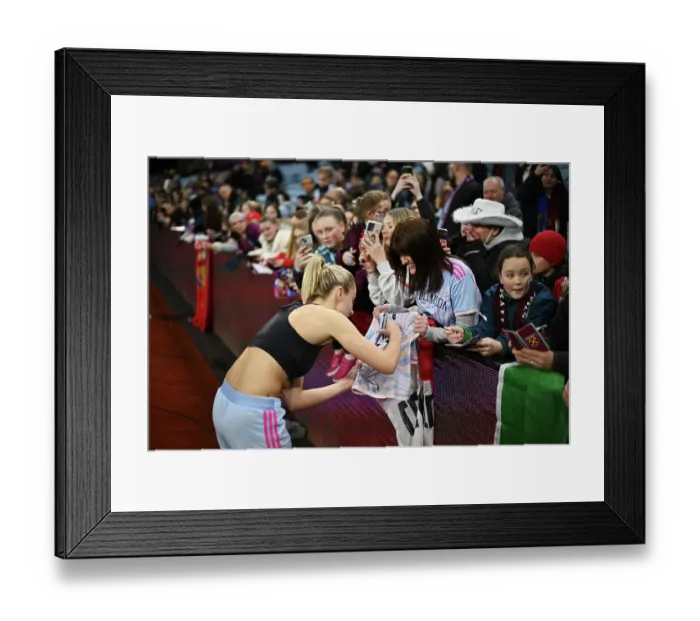 Framed Print : Aston Villa v Arsenal FC - Barclays Women's Super League