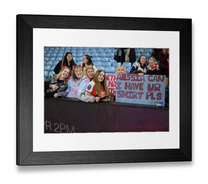 Framed Print : Aston Villa v Arsenal FC - Barclays Women's Super League