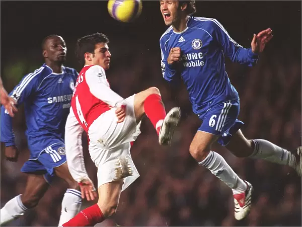 Cesc Fabregas (Arsenal) Ricardo Carvalho (Chelsea)