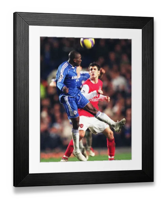 Framed Print : Clash of Legends: Fabregas vs. Makelele - The Battle of Stamford Bridge, 2006 Framed Print : Clash of Legends: Fabregas vs. Makelele - The Battle of Stamford Bridge, 2006