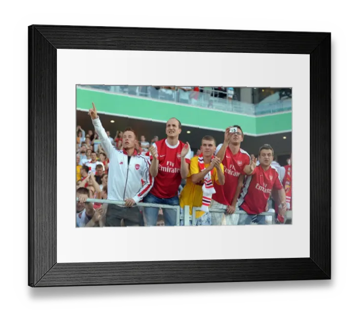 Framed Print : Arsenal Fans Celebrate Glorious 5-6 Victory Over Legia Warsaw in Warsaw, Poland (2010) Framed Print : Arsenal Fans Celebrate Glorious 5-6 Victory Over Legia Warsaw in Warsaw, Poland (2010)