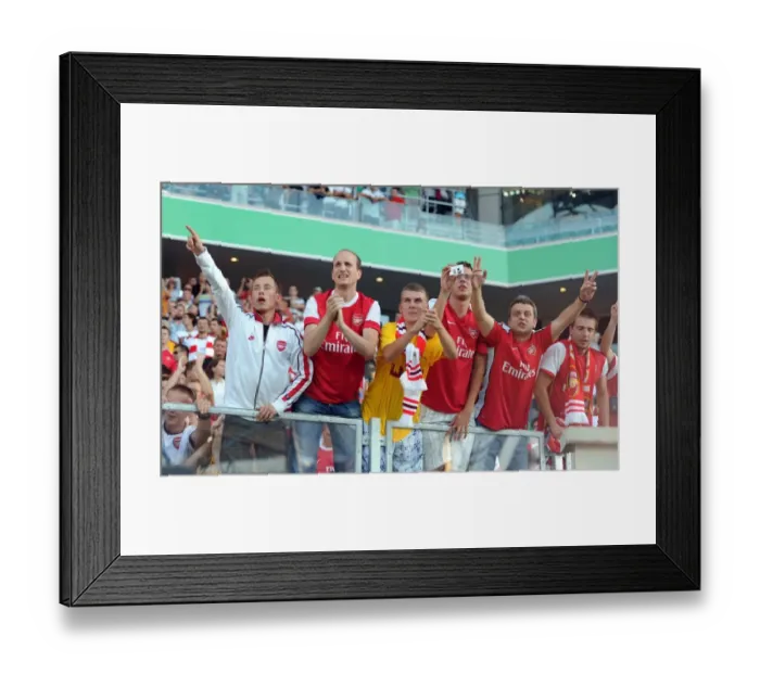 Framed Print : Arsenal fans. Legia Warsaw 5: 6 Arsenal, Wojska Polskiego, Warsaw, Poland, 7 / 8 / 2010 Framed Print : Arsenal fans. Legia Warsaw 5: 6 Arsenal, Wojska Polskiego, Warsaw, Poland, 7 / 8 / 2010