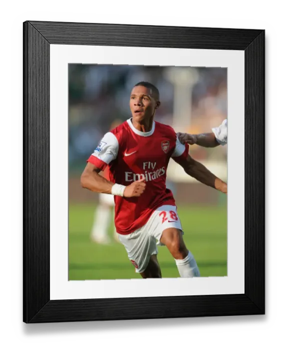 Framed Print : Kieran Gibbs in Action: Arsenal's Victory Over Legia Warsaw, Warsaw 2010 Framed Print : Kieran Gibbs in Action: Arsenal's Victory Over Legia Warsaw, Warsaw 2010