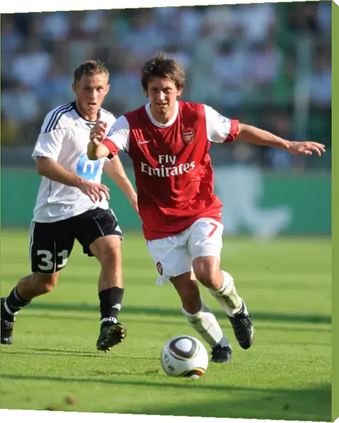 Tomas Rosicky (Arsenal) Maciej Rybus (Leiga). Legia Warsaw 5: 6 Arsenal