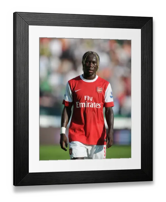 Framed Print : Bacary Sagna's Heroics: Arsenal's Thrilling 6-5 Comeback Victory Against Legia Warsaw, 2010