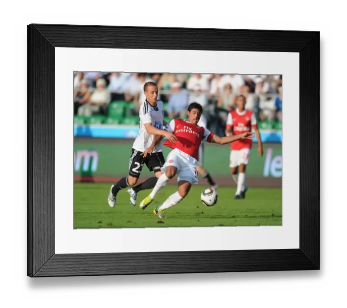 Framed Print : Vela's Victory: Arsenal's Dramatic Comeback Against Legia Warsaw (7 / 8 / 2010)