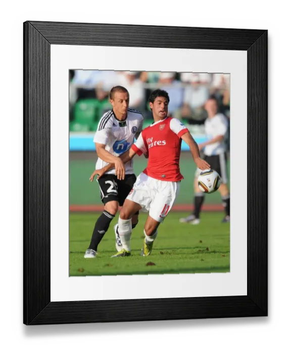 Framed Print : Vela's Victory: Arsenal's Thrilling Comeback Against Legia Warsaw (7 / 8 / 2010)