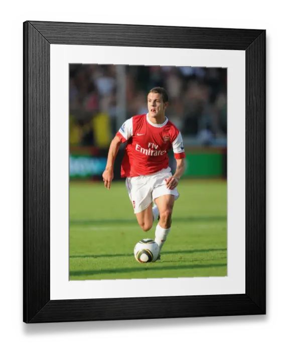 Framed Print : Jack Wilshere (Arsenal). Legia Warsaw 5: 6 Arsenal, Wojska Polskiego, Warsaw