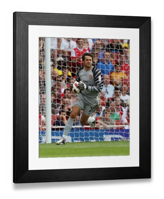 Framed Print : Arsenal's Lukasz Fabianski in Action Against AC Milan at the Emirates Cup, 2010 Framed Print : Arsenal's Lukasz Fabianski in Action Against AC Milan at the Emirates Cup, 2010