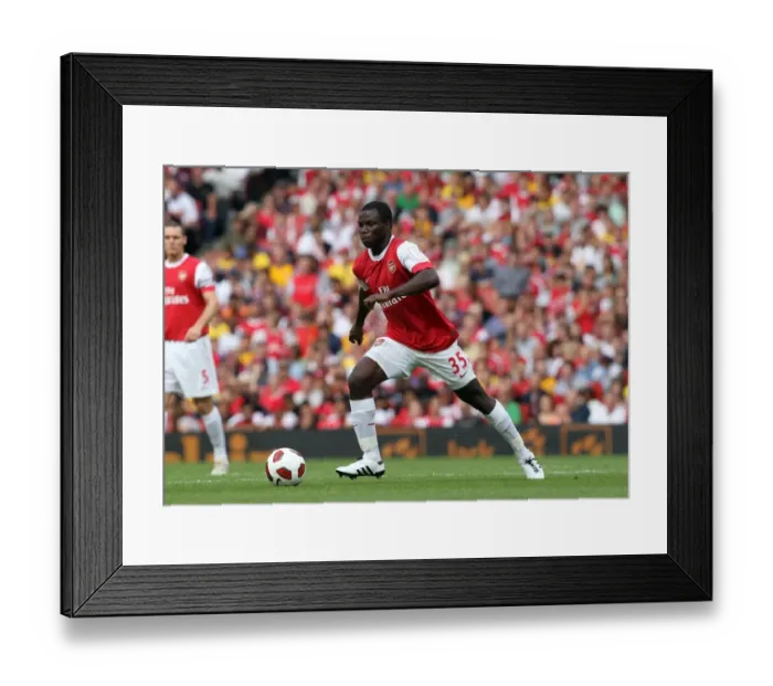 Framed Print : Emmanuel Frimpong (Arsenal). Arsenal 1: 1 AC Milan. Emirates Cup Pre Season