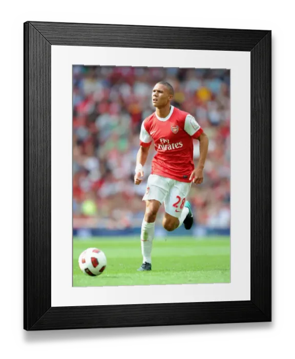 Framed Print : Arsenal's Kieran Gibbs Faces Off Against AC Milan in Emirates Cup Pre-Season Clash, 2010 Framed Print : Arsenal's Kieran Gibbs Faces Off Against AC Milan in Emirates Cup Pre-Season Clash, 2010