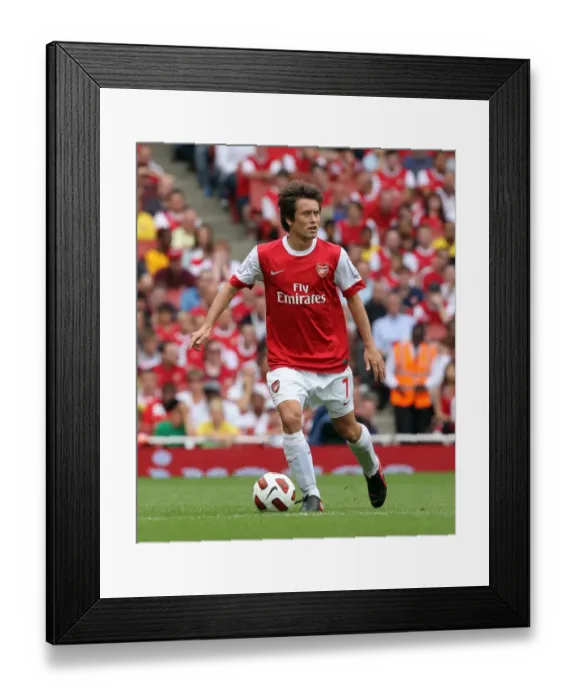 Framed Print : Tomas Rosicky (Arsenal). Arsenal 1: 1 AC Milan. Emirates Cup Pre Season
