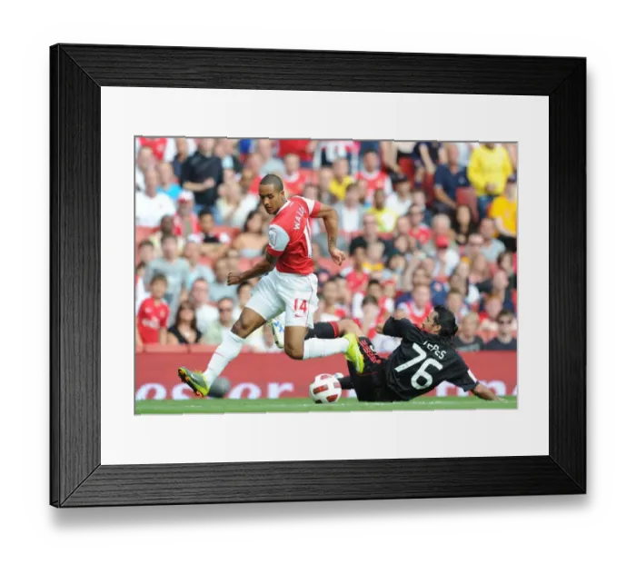 Framed Print : Theo Walcott vs. Mario Yepes: A Draw in Pre-Season Clash - Arsenal vs. AC Milan (2010 Emirates Cup) Framed Print : Theo Walcott vs. Mario Yepes: A Draw in Pre-Season Clash - Arsenal vs. AC Milan (2010 Emirates Cup)