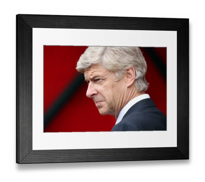 Framed Print : Arsene Wenger vs AC Milan: A Manager's Battle - Arsenal 1-1, Emirates Cup 2010
