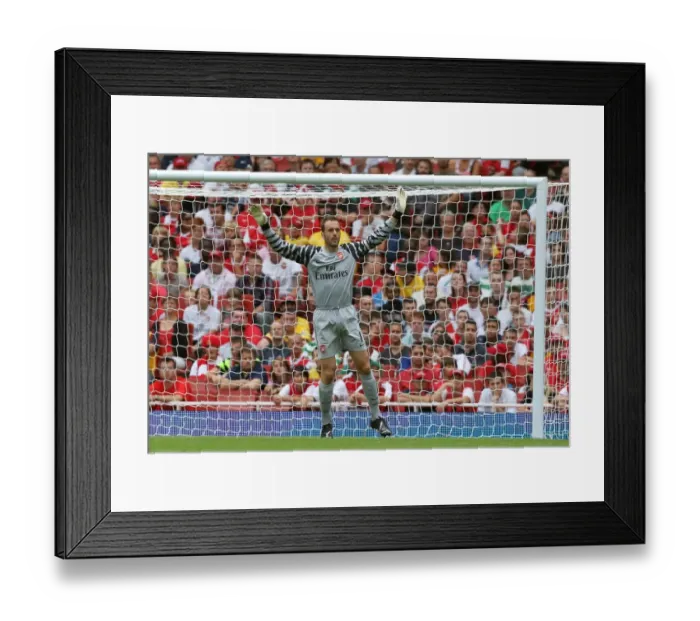 Framed Print : Manuel Almunia (Arsenal). Arsenal 3: 2 Celtic. Emirates Cup Pre Season. Emirates Stadium