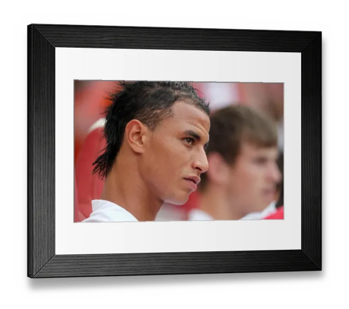 Framed Print : Maurouane Chamakh (Arsenal). Arsenal 3: 2 Celtic. Emirates Cup Pre Season