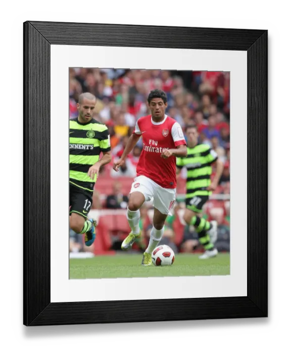 Framed Print : Carlos Vela (Arsenal). Arsenal 3: 2 Celtic. Emirates Cup Pre Season. Emirates Stadium Framed Print : Carlos Vela (Arsenal). Arsenal 3: 2 Celtic. Emirates Cup Pre Season. Emirates Stadium