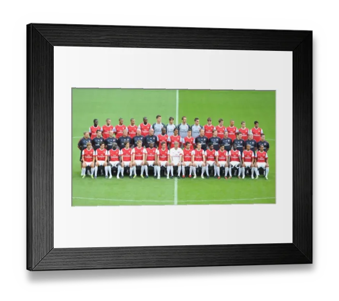 Framed Print : Arsenal 1st Team Squad at Emirates Stadium (2010-11): Members Day Photocall