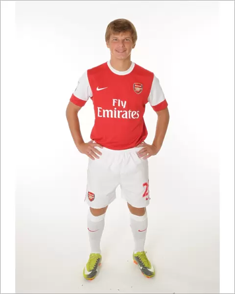 Andrey Arshavin (Arsenal). Arsenal 1st Team Photocall and Membersday. Emirates Stadium