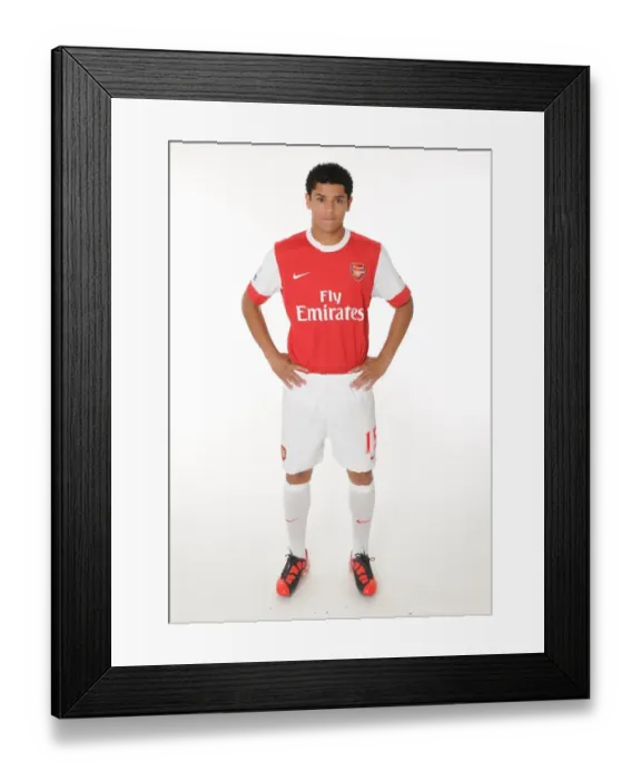 Framed Print : Denilson (Arsenal). Arsenal 1st Team Photocall and Membersday. Emirates Stadium, 5  /  8  /  10