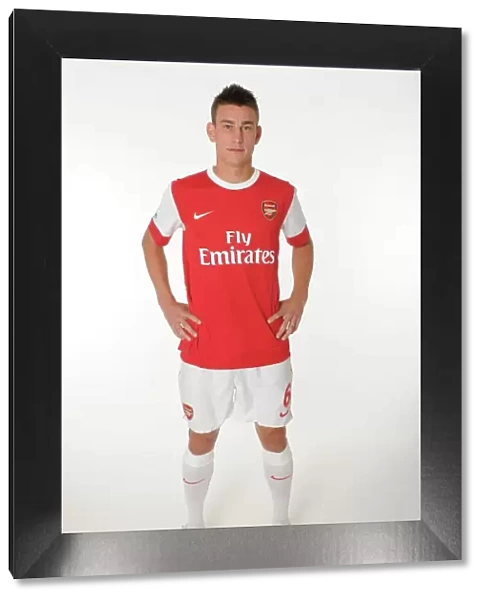Laurent Koscielny (Arsenal). Arsenal 1st Team Photocall and Membersday