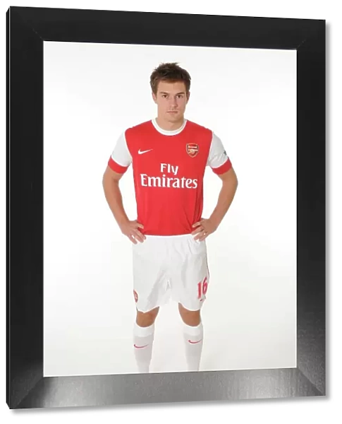 Aaron Ramsey (Arsenal). Arsenal 1st Team Photocall and Membersday. Emirates Stadium