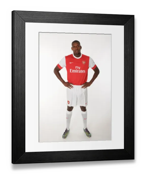 Framed Print : Jay Thomas (Arsenal). Arsenal 1st team Photocall and Membersday. Emirates Stadium, 5  /  8  /  10