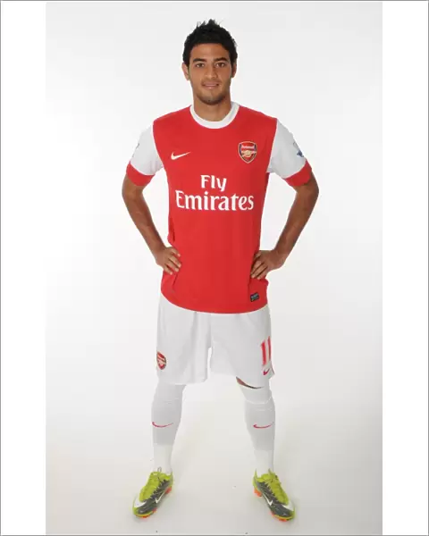 Carlos Vela (Arsenal). Arsenal 1st team Photocall and Membersday. Emirates Stadium