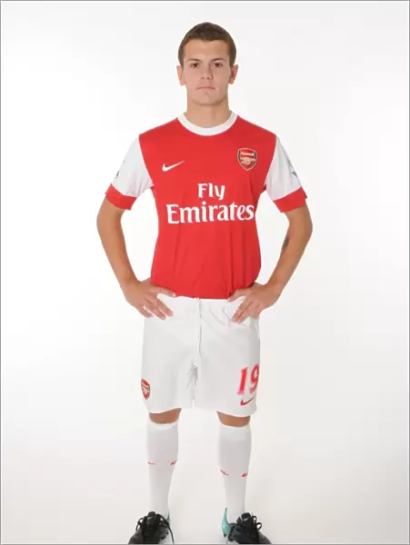 Arsenal Football Club: Jack Wilshere at 2010-11 1st Team Photocall and Membersday, Emirates Stadium
