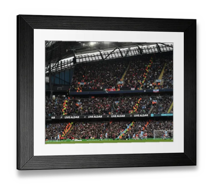Framed Print : Manchester City v Arsenal FC - Premier League
