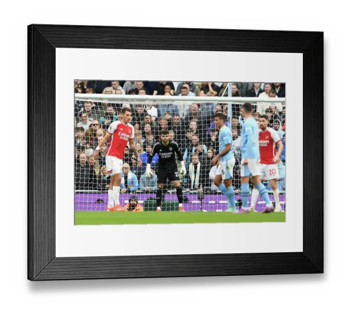 Framed Print : Manchester City v Arsenal FC - Premier League