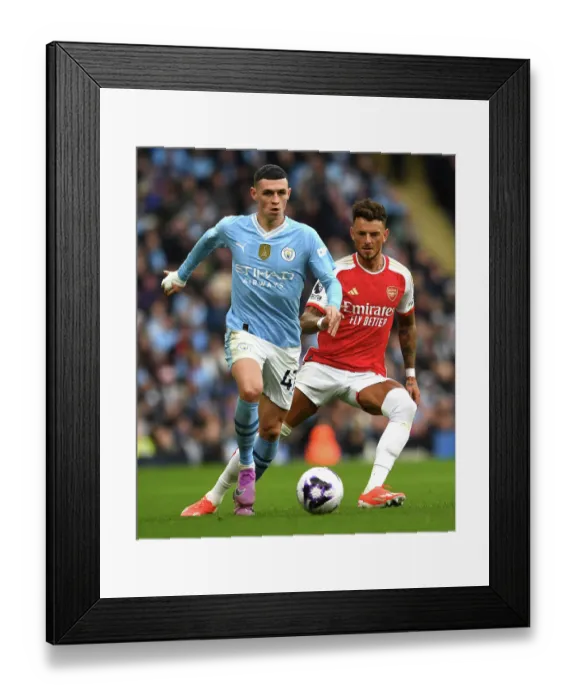 Framed Print : Manchester City v Arsenal FC - Premier League