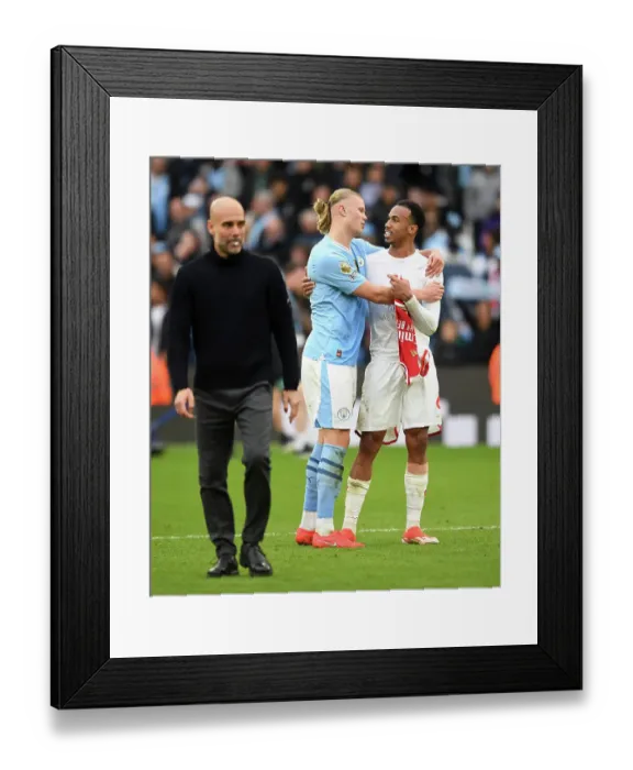 Framed Print : Manchester City v Arsenal FC - Premier League