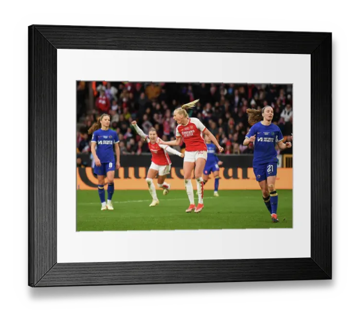 Framed Print : Arsenal v Chelsea - FA Women's Continental Tyres League Cup Final