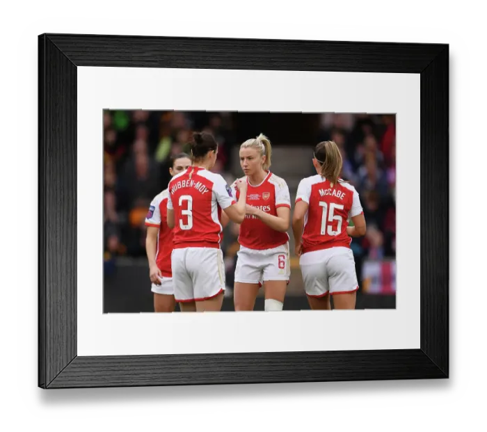 Framed Print : Arsenal v Chelsea - FA Women's Continental Tyres League Cup Final