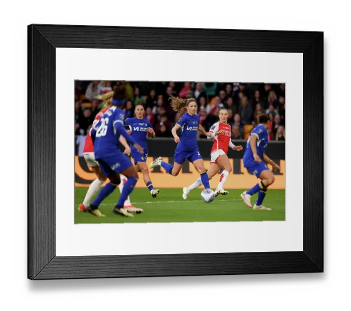 Framed Print : Arsenal v Chelsea - FA Women's Continental Tyres League Cup Final