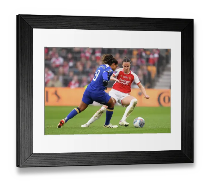 Framed Print : Arsenal v Chelsea - FA Women's Continental Tyres League Cup Final