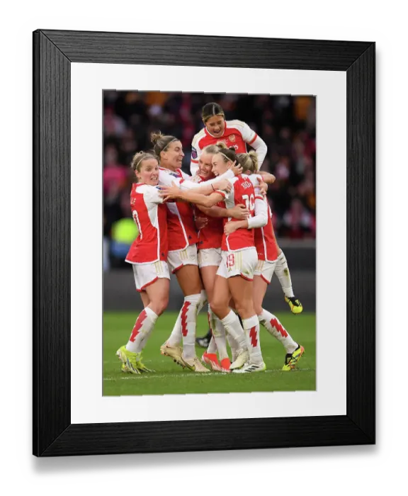 Framed Print : Arsenal v Chelsea - FA Women's Continental Tyres League Cup Final