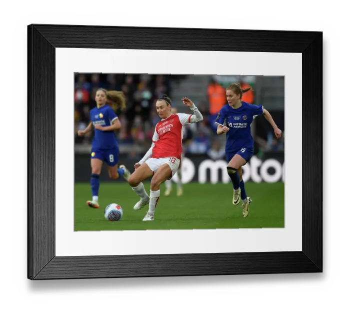 Framed Print : Arsenal v Chelsea - FA Women's Continental Tyres League Cup Final