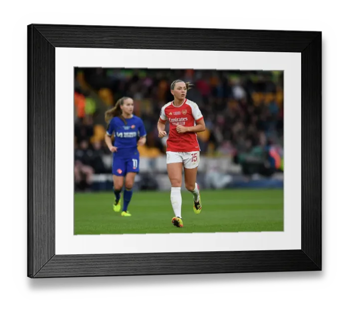 Framed Print : Arsenal v Chelsea - FA Women's Continental Tyres League Cup Final