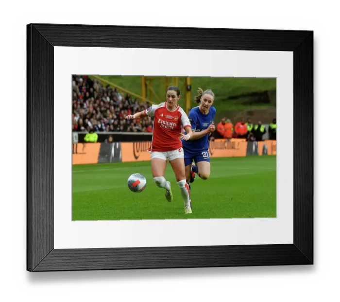 Framed Print : Arsenal v Chelsea - FA Women's Continental Tyres League Cup Final