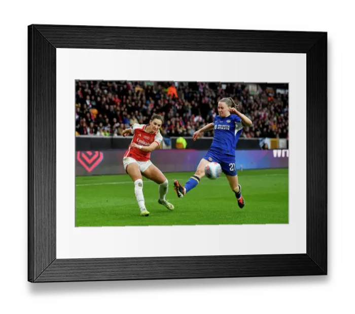 Framed Print : Arsenal v Chelsea - FA Women's Continental Tyres League Cup Final