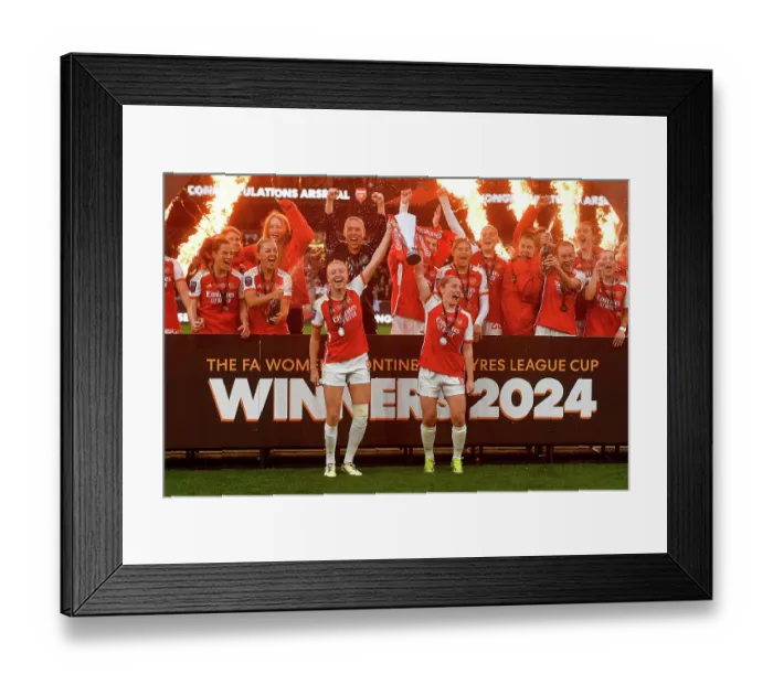 Framed Print : Arsenal v Chelsea - FA Women's Continental Tyres League Cup Final