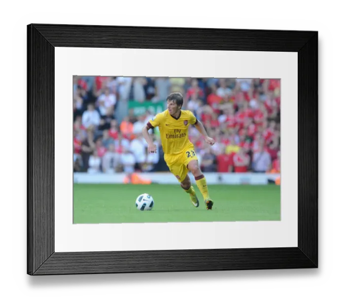 Framed Print : Andrey Arshavin (Arsenal). Liverpool 1: 1 Arsenal, Barclays Premier League Framed Print : Andrey Arshavin (Arsenal). Liverpool 1: 1 Arsenal, Barclays Premier League
