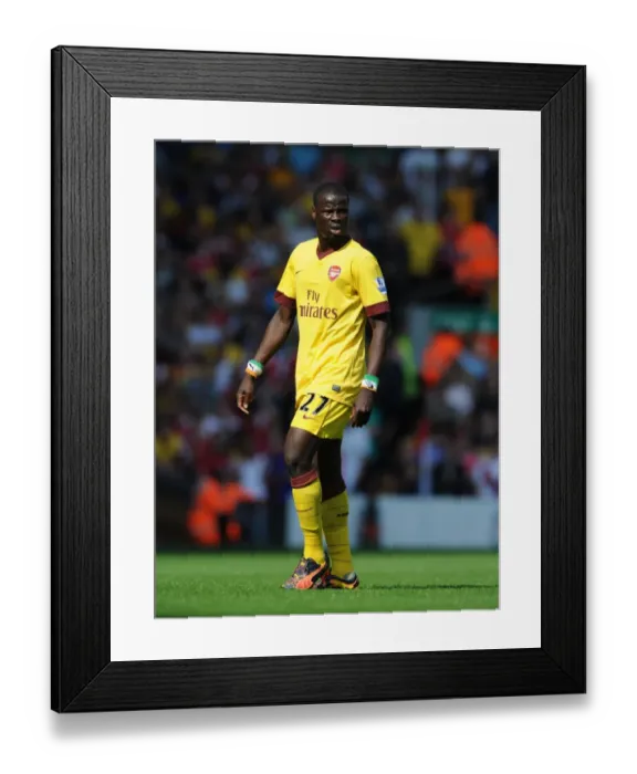 Framed Print : Emmanuel Eboue: Stalemate at Anfield - Arsenal vs Liverpool, Premier League 2010-11 Framed Print : Emmanuel Eboue: Stalemate at Anfield - Arsenal vs Liverpool, Premier League 2010-11