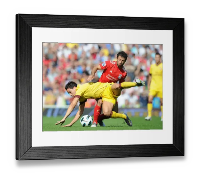 Framed Print : Nasri vs Mascherano: The Battle at Anfield, 1-1 Arsenal vs Liverpool, Premier League 2010 Framed Print : Nasri vs Mascherano: The Battle at Anfield, 1-1 Arsenal vs Liverpool, Premier League 2010